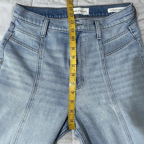 Aritzia Denim Forum Jeans Women Size 29 Blue The 70's Retro Cheeky Straight - Picture 4 of 10
